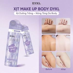 Xịt Make Up Body DYKL 100ml - Nâng Tone Tức Thì, Dưỡng Trắng Hiệu Quả Dễ Dàng Tẩy Rửa Không Bám Lông