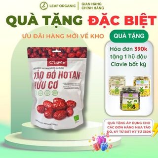 Táo đỏ, hồng táo khô HOTAN hữu cơ C'LaVie 450g dùng chưng yến, pha trà