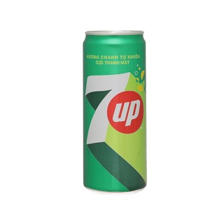 Thùng 24 lon nước ngọt 7 Up vị chanh 320ml