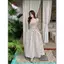 Đầm Maxi Chấm Bi Dáng Công Chúa Mặc Đi Chơi Du Lịch