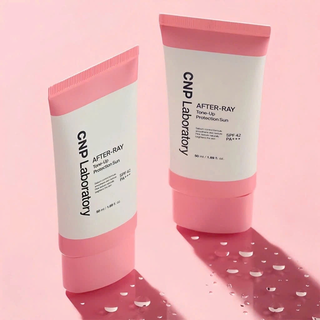 Kem chống nắng nâng tông và kiềm dầu CNP After Ray Tone Up sun cream SPF 42/PA+++ 50ml