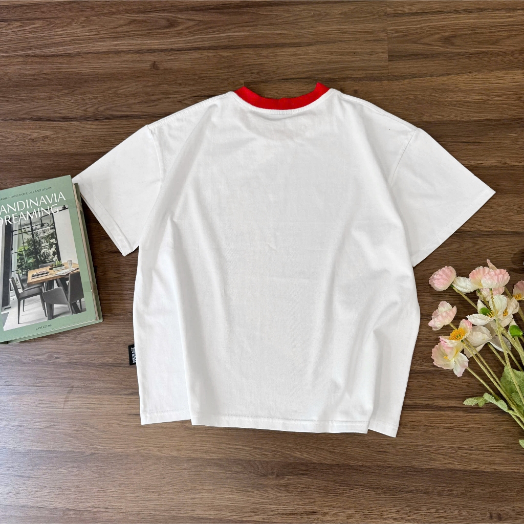 Áo Thun Boxi In Chữ Trắng Năng Động, Chất Cotton Mềm Mịn, Có Kèm Hình Thật.