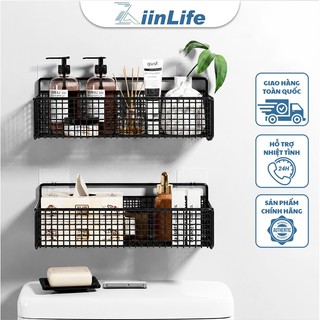 ZiinLife Kệ Đựng Đồ Nhà Tắm Dán Tường Hình Chữ Nhật, Đa Năng Kệ Nhà Bếp, Không Khoan Tường