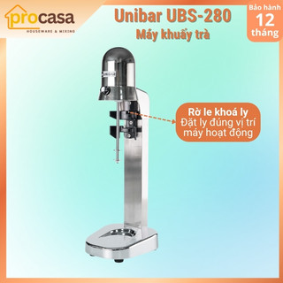 Máy khuấy trà 2 đầu khuấy Unibar UBS-280 - kèm 2 ly đựng trà - 2 tốc độ đánh