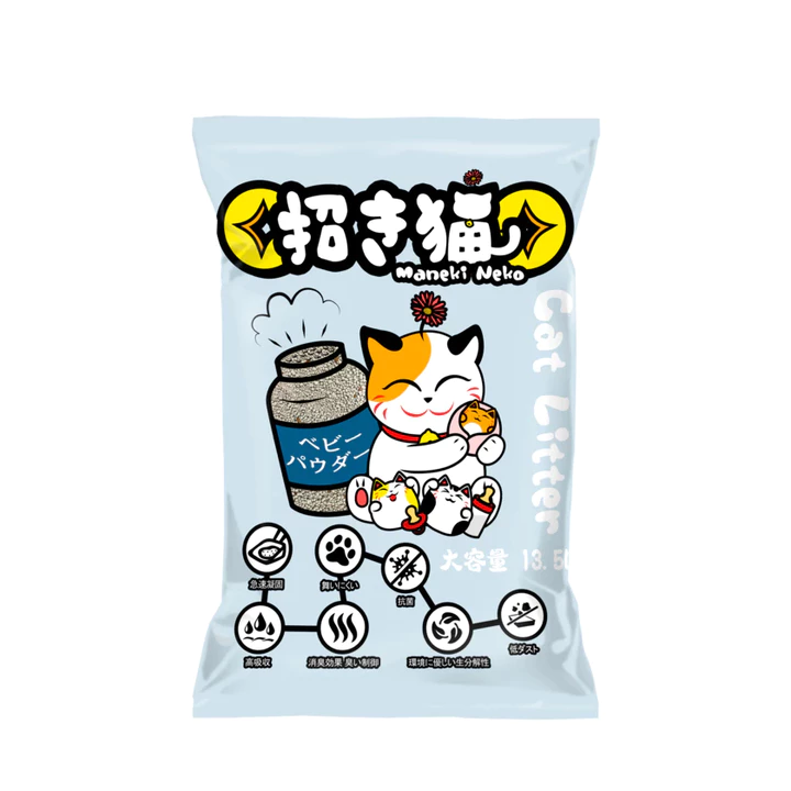 Cát Mèo Vệ Sinh Ít Bụi Siêu Vón Cát Đất Sét Vệ Sinh Cho Mèo Cát Mèo Maneki Neko 3.8kg-9L – 2