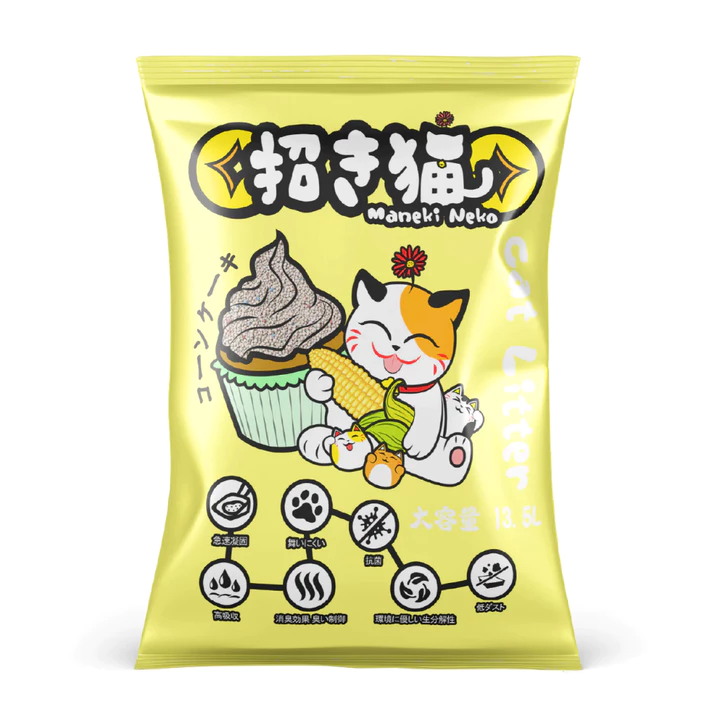 Cát Mèo Vệ Sinh Ít Bụi Siêu Vón Cát Đất Sét Vệ Sinh Cho Mèo Cát Mèo Maneki Neko 3.8kg-9L – 5