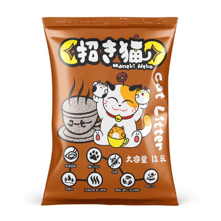 Cát Mèo Vệ Sinh Ít Bụi Siêu Vón Cát Đất Sét Vệ Sinh Cho Mèo Cát Mèo Maneki Neko 3.8kg-9L – 4