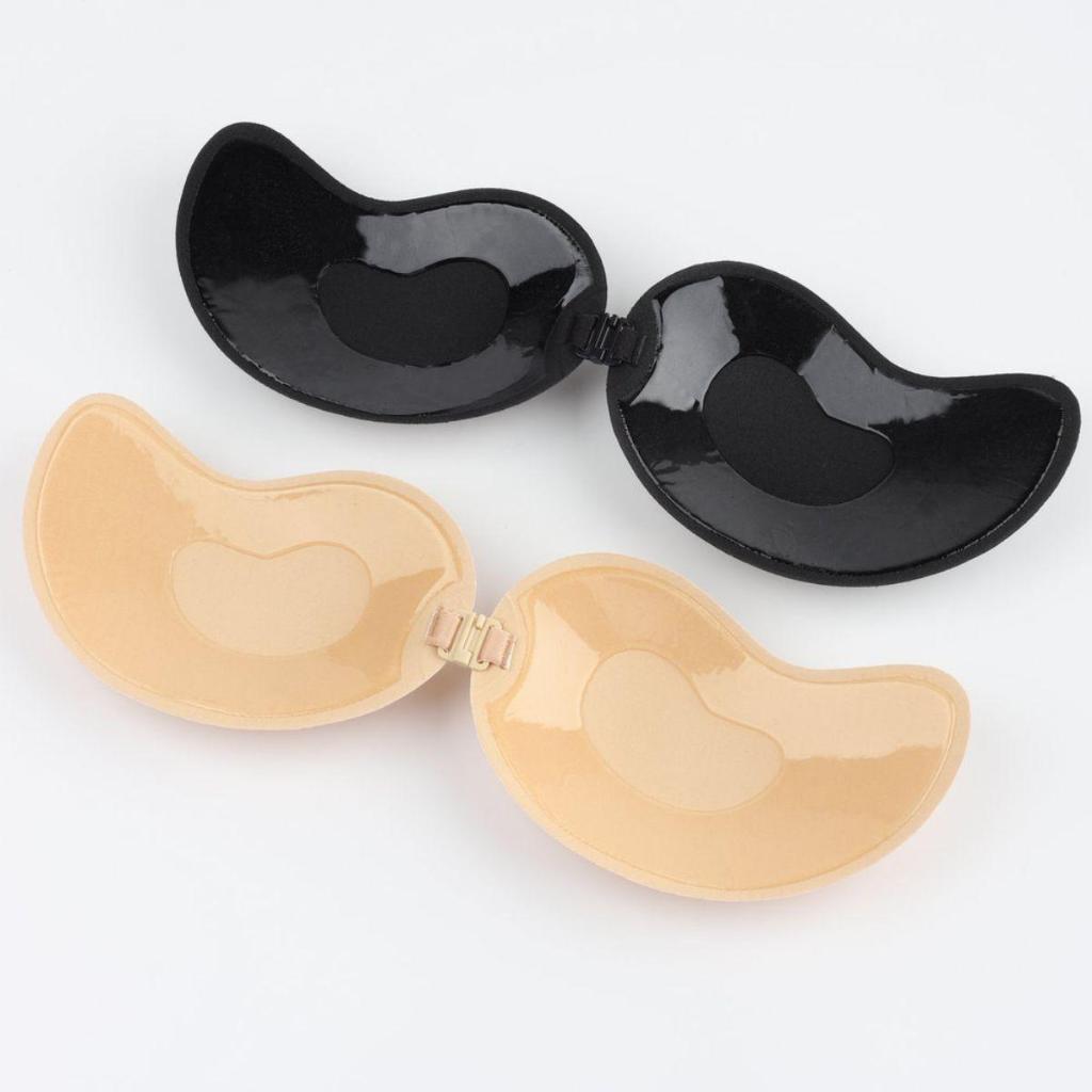 Miếng dán ngực silicon siêu dính, Áo dán ngực cài trước tạo khe sexy gợi cảm LANIXA D0129