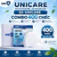 Khẩu Trang 5D UNICARE - Thùng 400 Chiếc 3 Lớp Kháng Khuẩn, Chống Bụi Mịn [MIX MÀU]