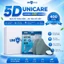 Khẩu Trang 5D UNICARE - Thùng 400 Chiếc 3 Lớp Kháng Khuẩn, Chống Bụi Mịn [MIX MÀU]