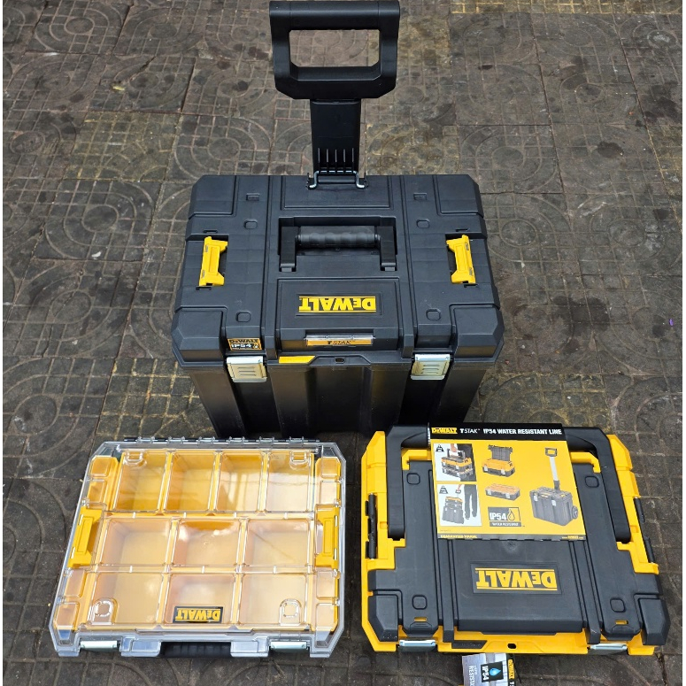 DWST83411-1 Thùng Đựng Đồ Nghề Di Động TSTAK Chuẩn IP54 Chính Hãng Dewalt