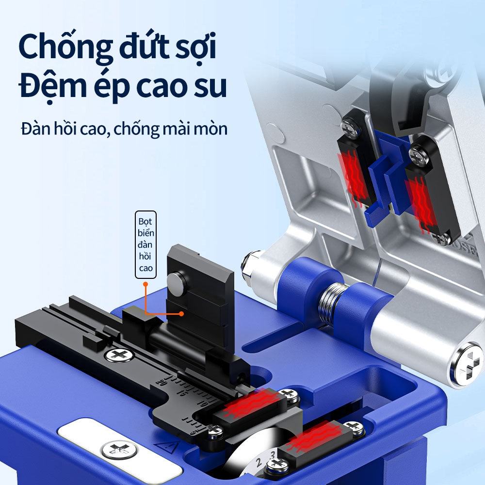 Máy cắt sợi quang FC-6S bộ dụng cụ chính xác cao dao tự động trả về máy cắt cáp quang dây nối da dao cắt sợi trần