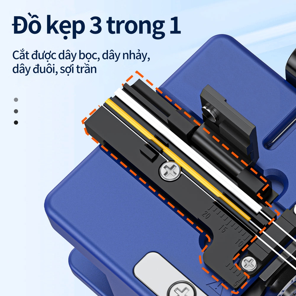 Máy cắt sợi quang FC-6S bộ dụng cụ chính xác cao dao tự động trả về máy cắt cáp quang dây nối da dao cắt sợi trần