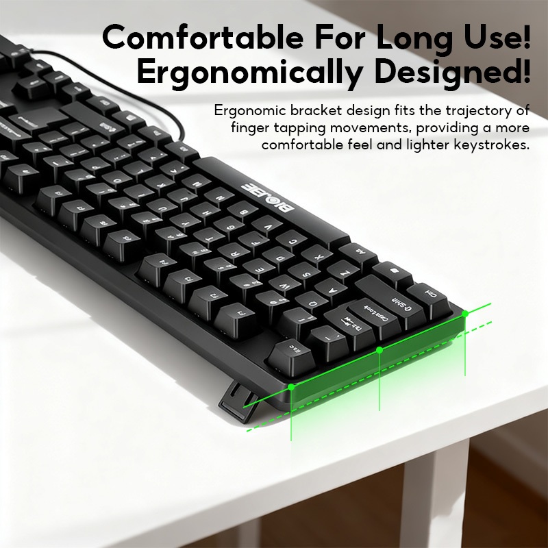 Combo Bàn Phím Và Chuột GIả Cơ Gaming Có Dây Cho Máy Tính,Game Thủ,Văn Phòng Siêu Nhạy