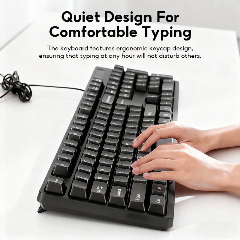 Combo Bàn Phím Và Chuột GIả Cơ Gaming Có Dây Cho Máy Tính,Game Thủ,Văn Phòng Siêu Nhạy