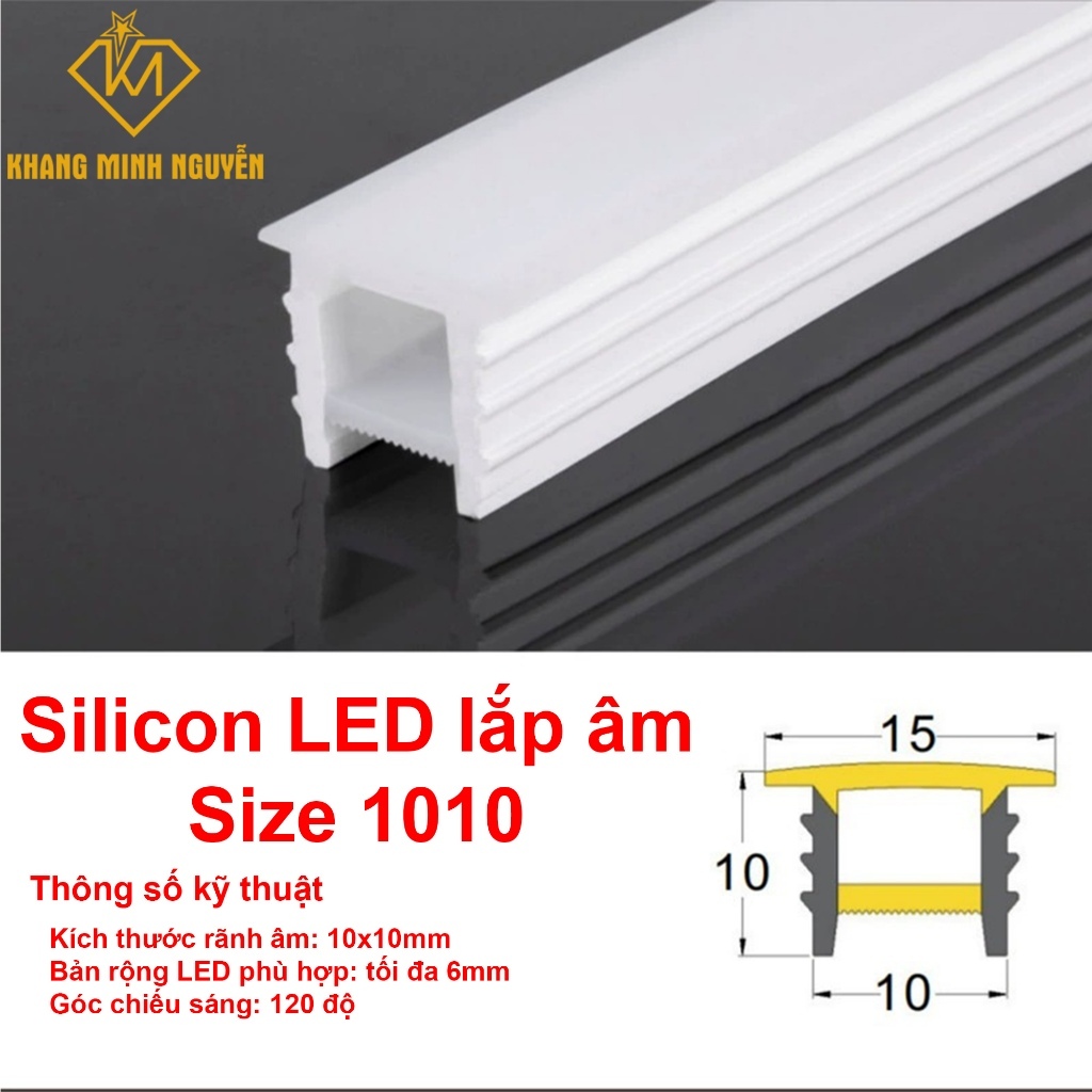 (Combo 5m) Ống Silicon định hình - Chuyên dùng cho LED dây dán