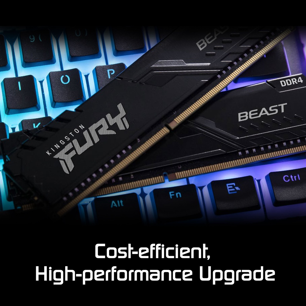[Chính Hãng] - RAM PC 8GB/16GB DDR4 bus 2400/2666/3200Hz Kingston Fury Beast - Hàng mới chính hãng - BH 36 tháng | BigBuy360 - bigbuy360.vn