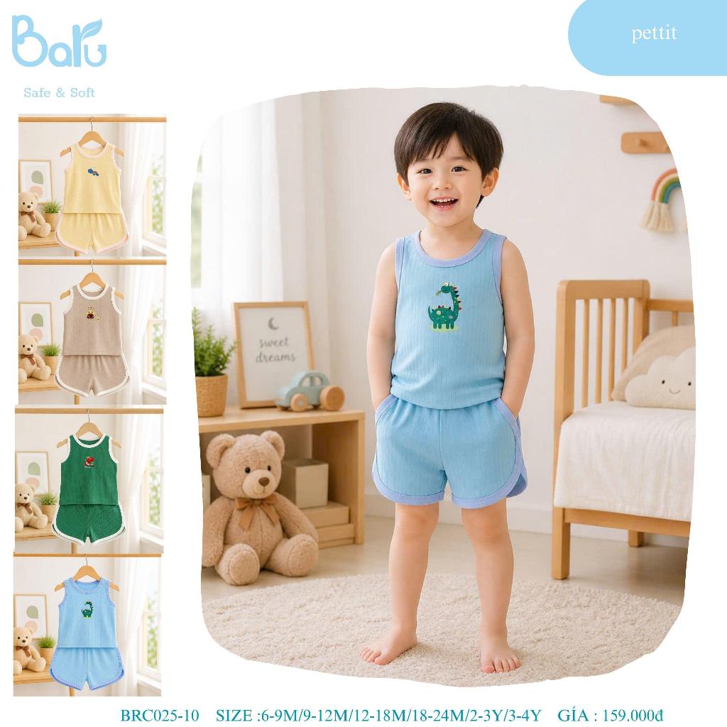 Bộ sát nách quần đùi BRC025-10