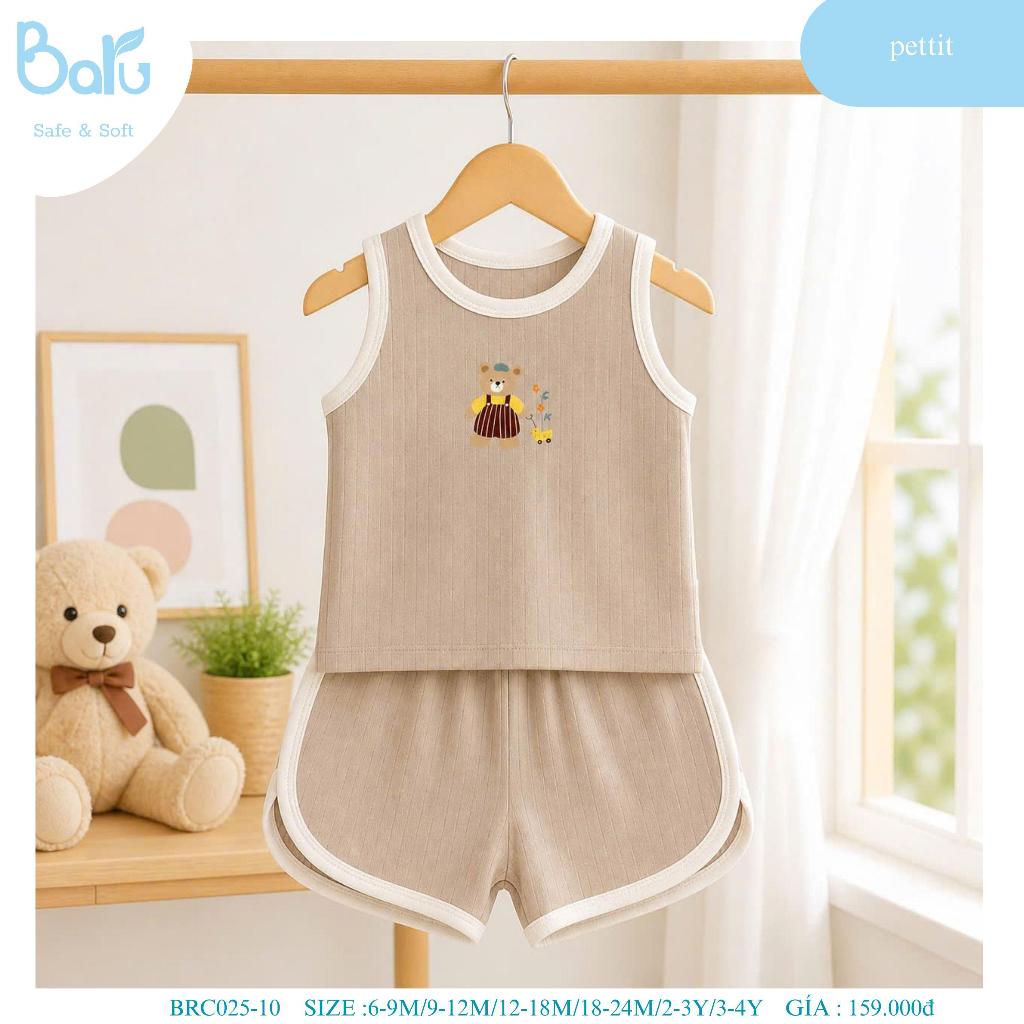Bộ sát nách quần đùi BRC025-10