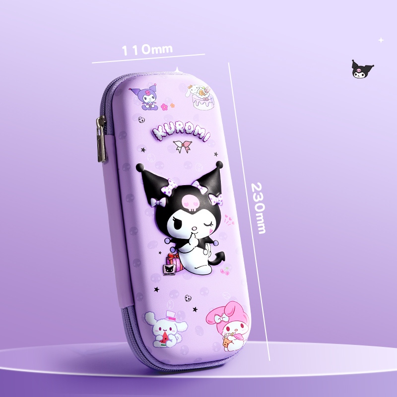 Hộp bút 3D nổi chống nước Mesibo, túi bút hình thú dễ thương cho học sinh nữ, chất liệu cao cấp bền đẹp