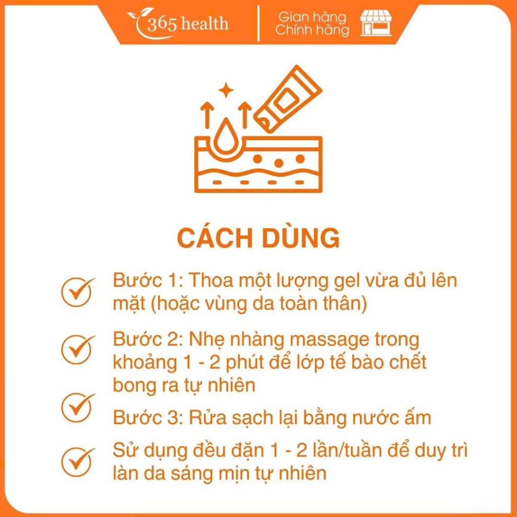Tẩy tế bào chết Benew