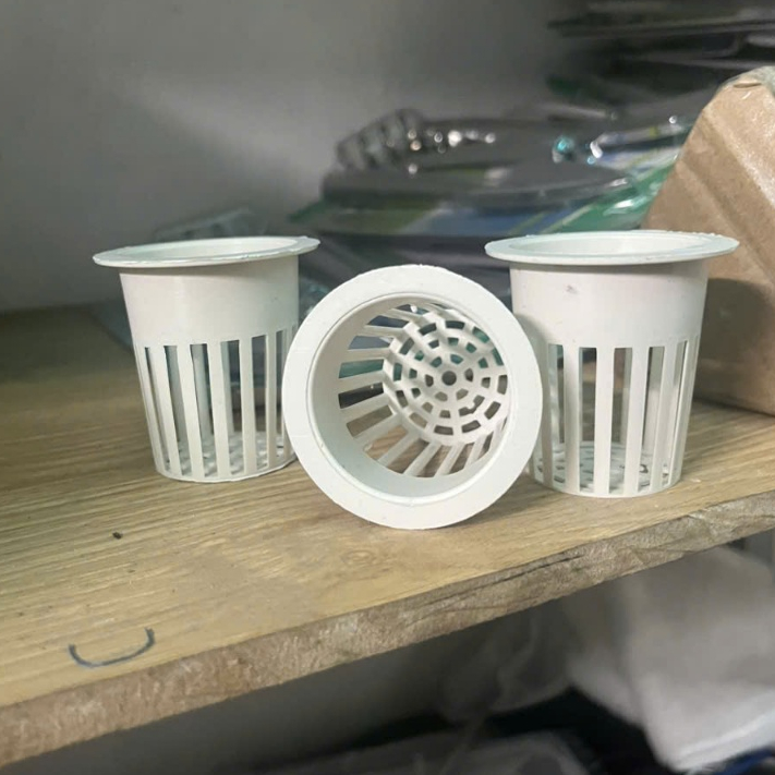 Bộ 100 rọ nhựa trồng rau thủy canh phi 55/ phi 65/ phi 70, dày dặn, dẻo dai, rất tốt