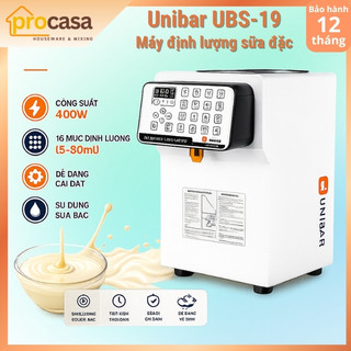 Máy đo - định lượng sữa đặc Unibar UBS-19 - dung tích 8 lít - 16 mức định lượng từ 5 - 80ml