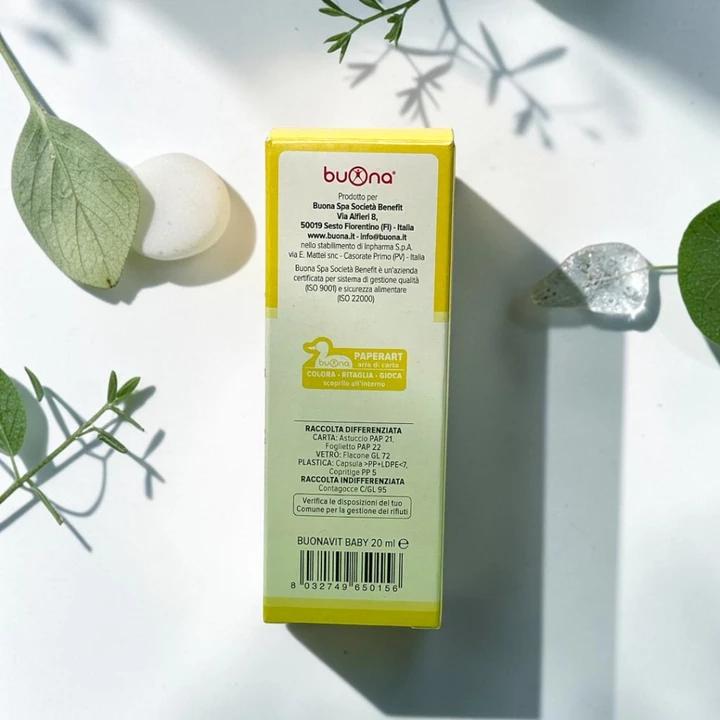 Vitamin Buonavit Baby Ý 20ml Bổ Sung Vitamin Tổng Hợp Cho Bé