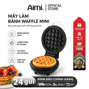 Máy Nướng Bánh bồi thường nếu hư hỏng, Máy Làm Bánh Quế Bánh Tổ Ong Waffle Màu Trắng