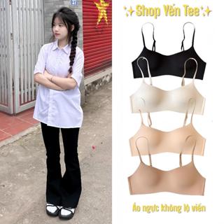 Áo lót nữ su đúc không gọng cup ngang đệm mỏng ôm ngực nâng đỡ chống chảy xệ Yến Tee #128