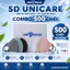 Khẩu Trang 5D UNICARE - Thùng 500 Chiếc 3 Lớp Kháng Khuẩn, Chống Bụi Mịn [MIX MÀU]