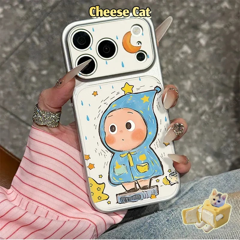 Cửa Sổ Lớn 17 Pro Max Twinkle búp bê thời trang Phone Case for iPhone 16 13 16 15 14 Plus 11 12 Pro Max Vs XR