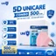 Khẩu Trang 5D UNICARE - Thùng 500 Chiếc 3 Lớp Kháng Khuẩn, Chống Bụi Mịn [MIX MÀU]