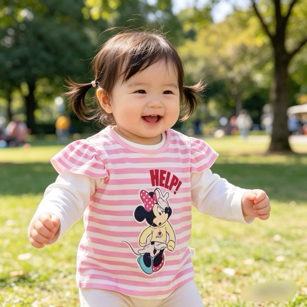 Áo Bé Gái Cotton Thu Đông Xuất Dư Cao Cấp Cho Bé 6-18 Tháng C6352 L002 L092