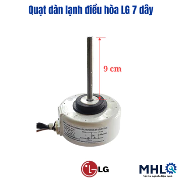 quạt dàn lạnh điều hòa lg 7 dây mới hãng,quạt đầu lạnh điều hòa lg trục dài 9cm,quạt mặt lạnh điều hòa lg