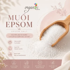 MUỐI EPSOM (EPSOM SALT) – NGUYÊN LIỆU THƯ GIÃN & CHĂM SÓC DA BODY SPA