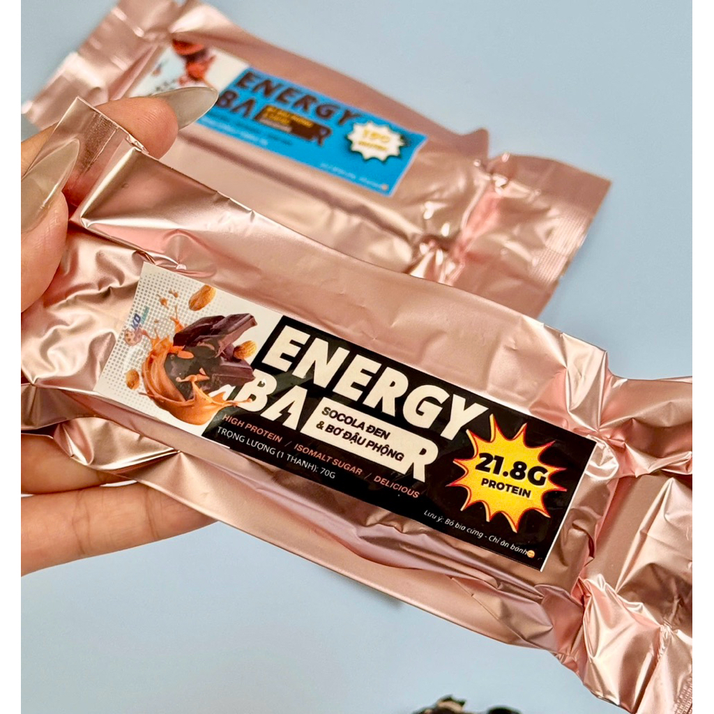 THANH PROTEIN BAR của KD Healthy Food | 3 Vị | 21.8g - 13g PROTEIN - 15g PROTEIN