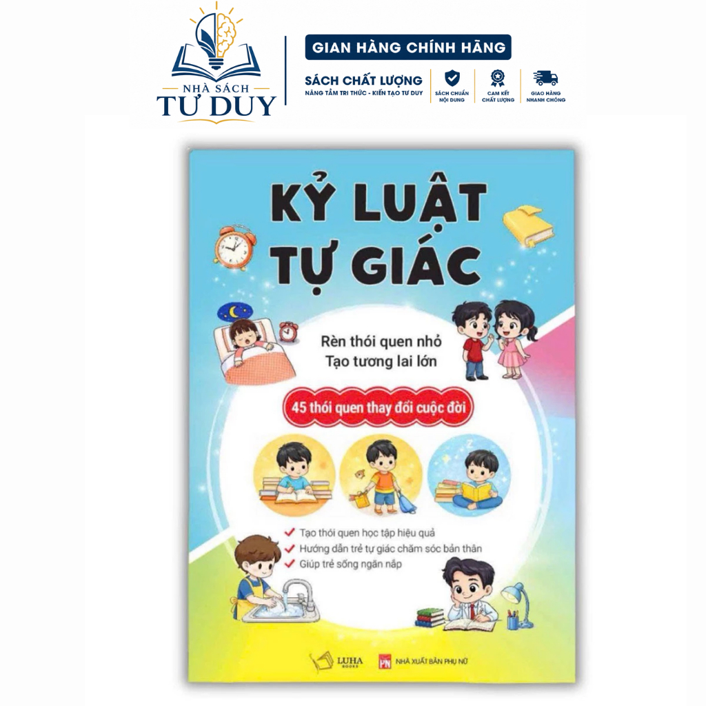 Bìa sách Kỷ Luật Tự Giác Thay Đổi Cuộc Đời