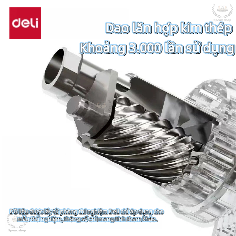 Dụng Cụ Gọt Bút Chì Deli Tự Động - Máy Bào Chống Kẹt, Chuốt Ngòi Nhọn Hoặc Tùy Chỉnh, Ổn Định Không Gãy Ruột
