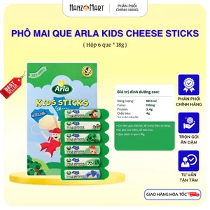 Phô Mai Que Trẻ Em Arla Kids Sticks 108g – Bổ Sung Canxi, Dinh Dưỡng Cho Bé