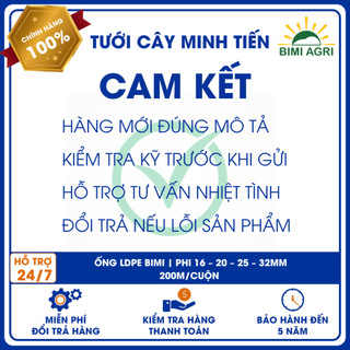Ống LDPE phi 16 Bimi Agri – Dẻo bền, độ dày 1.2mm, cuộn 200m