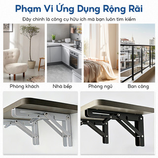 Loại A [5 Màu] Bàn Gấp Gọn Treo Tường, Bàn Làm Việc Thông Minh, Bản Lề Gập, Bàn Treo Kệ Đa Năng