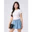 Áo Phông Nữ Yody Slimfit Thun Rib Coton Mềm WCTS26S040