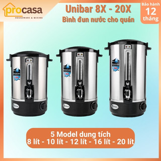 Bình đun nước nóng cho quán Unibar UBS-8X - 10X - 12X - 16X - 20X (8 lít - 10 lít - 12 lít - 16 lít - 20 lít)