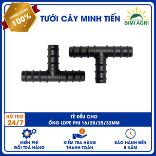Tê đều cho ống LDPE phi 16/20/25/32mm
