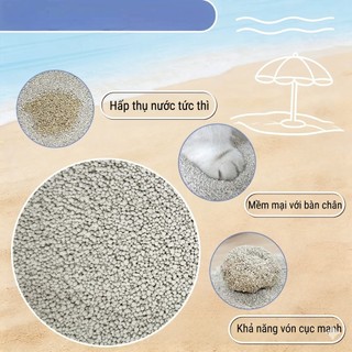 Cát vệ sinh cho mèo bao xá 20kg thành phần từ đất sét tự nhiên, siêu vón cục, khử mùi, tiết kiệm tối đa