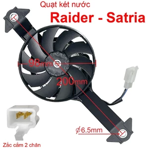 Quạt két nước Raider/Satria (Mong ACE ủng hộ shop)