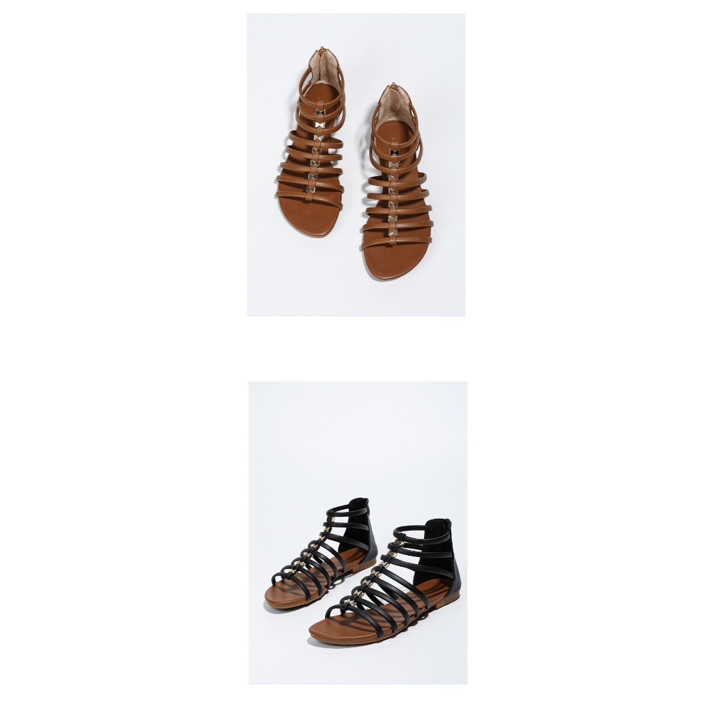 [Chính hãng] Giày sandal chiến binh nữ XIANGLV sang trọng basic đế thấp, sandal nữ dây, giày dây NH17 - Laylalay.n