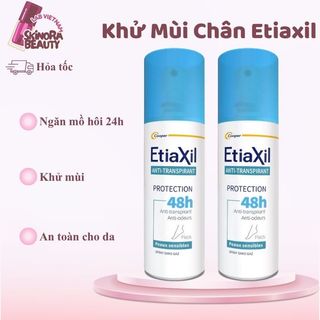 Xịt Khử Mùi Chân Etiaxil Khử Mùi 48h Khử Mùi Cho Chân Khô Thoáng Chống Mồ Hôi 48h Etiaxil 150ml - Skinora Beauty