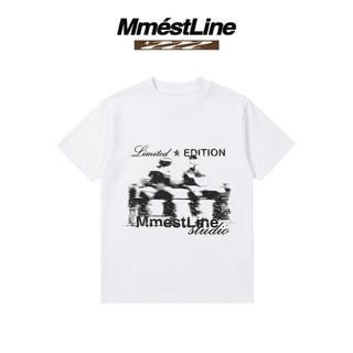 Áo thun "GATHER" MMESTLINE form Boxy Lụa Vải Signature Premium Cotton